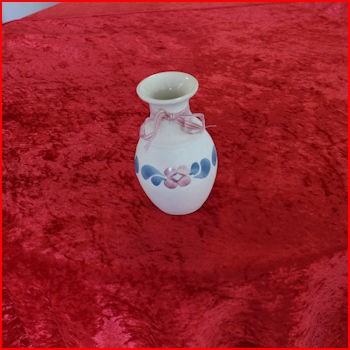Keramik vase fra et loppemarked