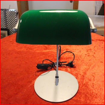 Bordlampe fra et loppemarked