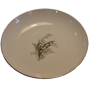 Dyb Spisetallerken fra et loppemarked